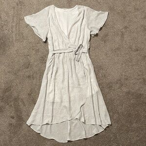 Sienna Sky White High Low Dress